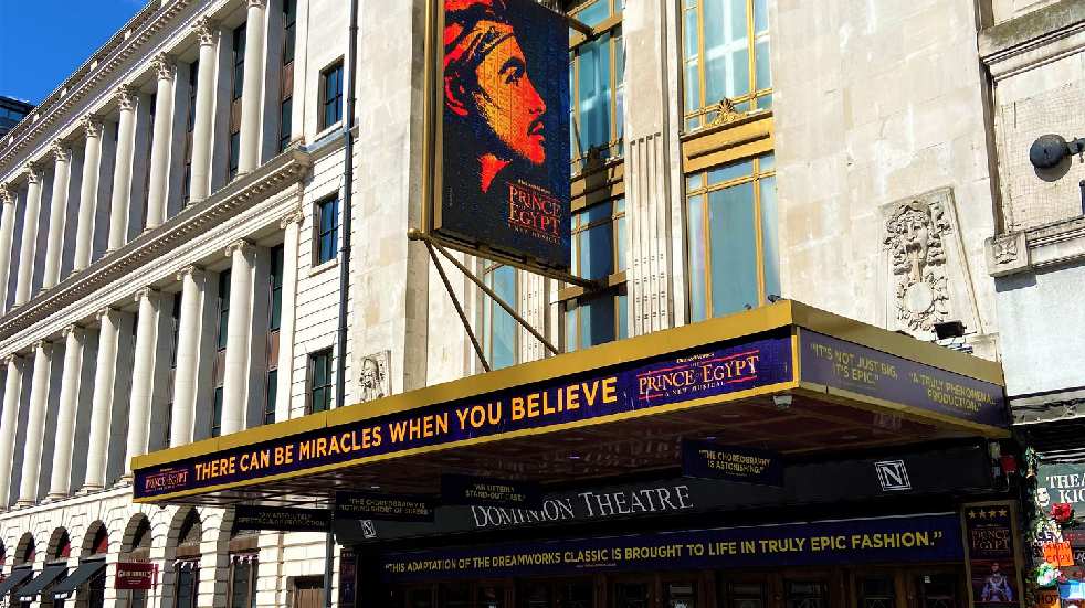 Prince of Egypt at the Dominion theatre